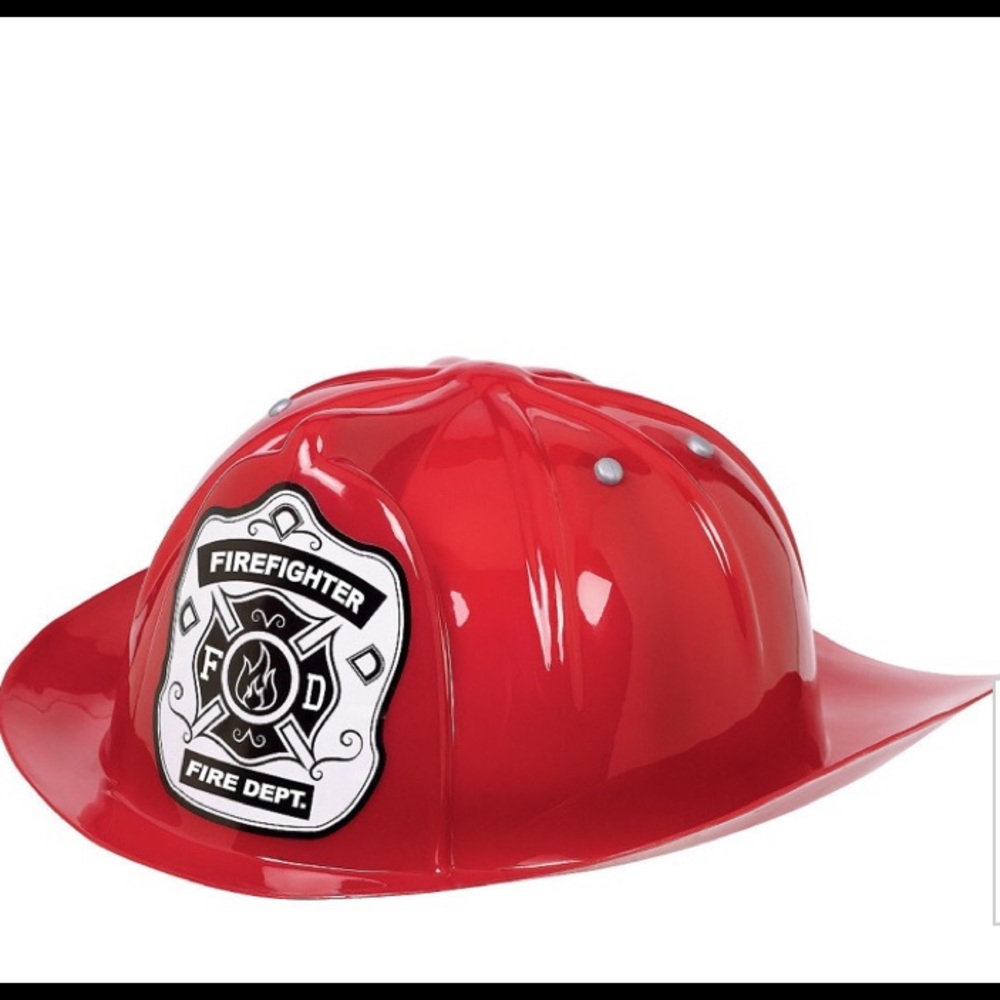 Red firefighter hat